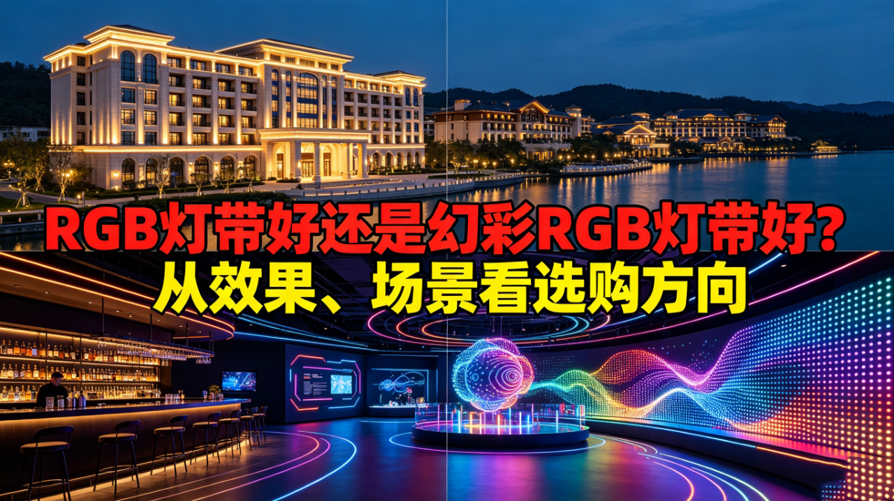 普通RGB 灯带好还是幻彩 RGB 灯带好？从效果、场景看选购方向