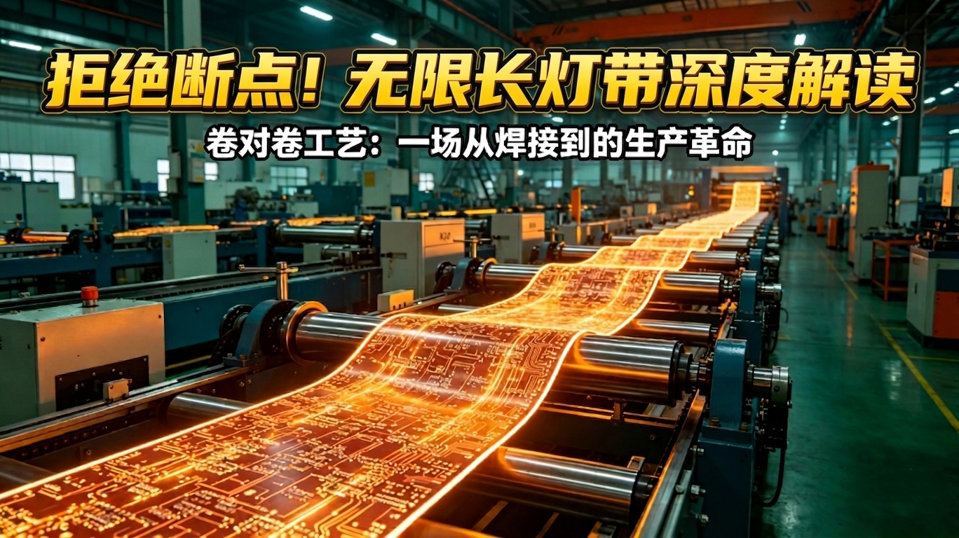 无限长灯带深度解读：卷对卷生产、优缺点及工程亮化应用指南