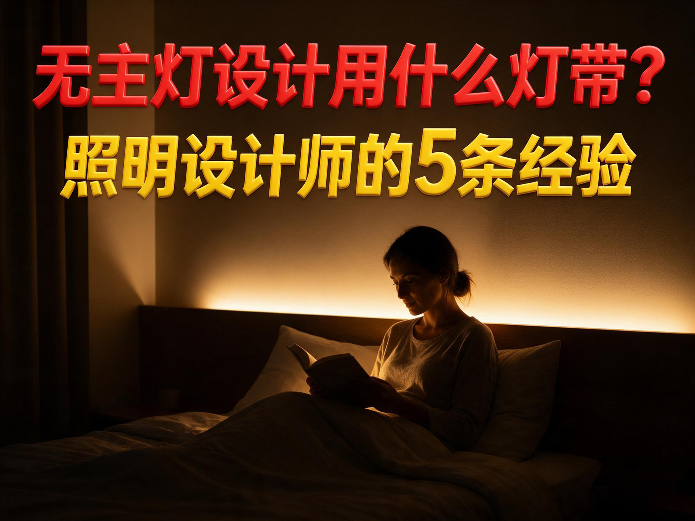 无主灯设计用什么灯带？照明设计师的5条经验
