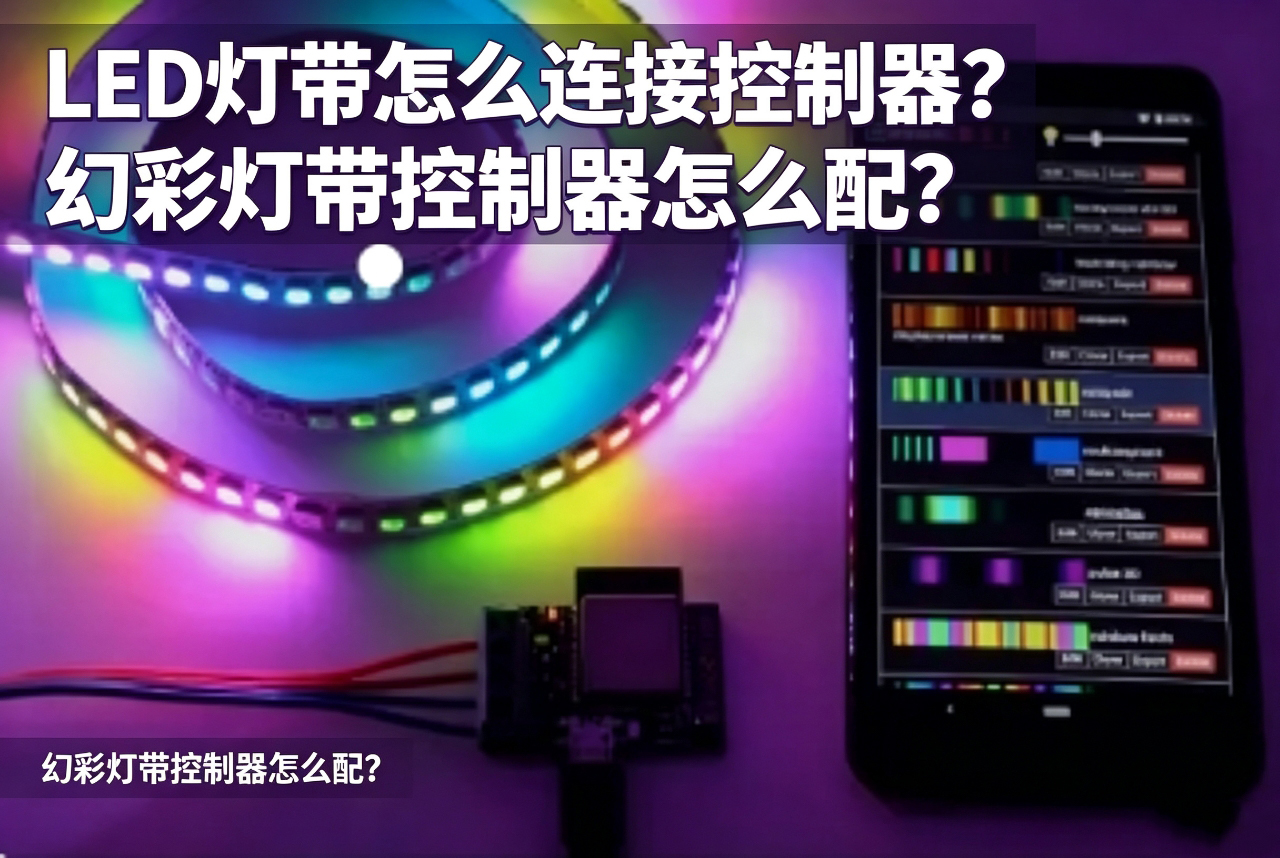 幻彩灯带接控制器怎么装？5个步骤看懂LED灯带安装注意事项