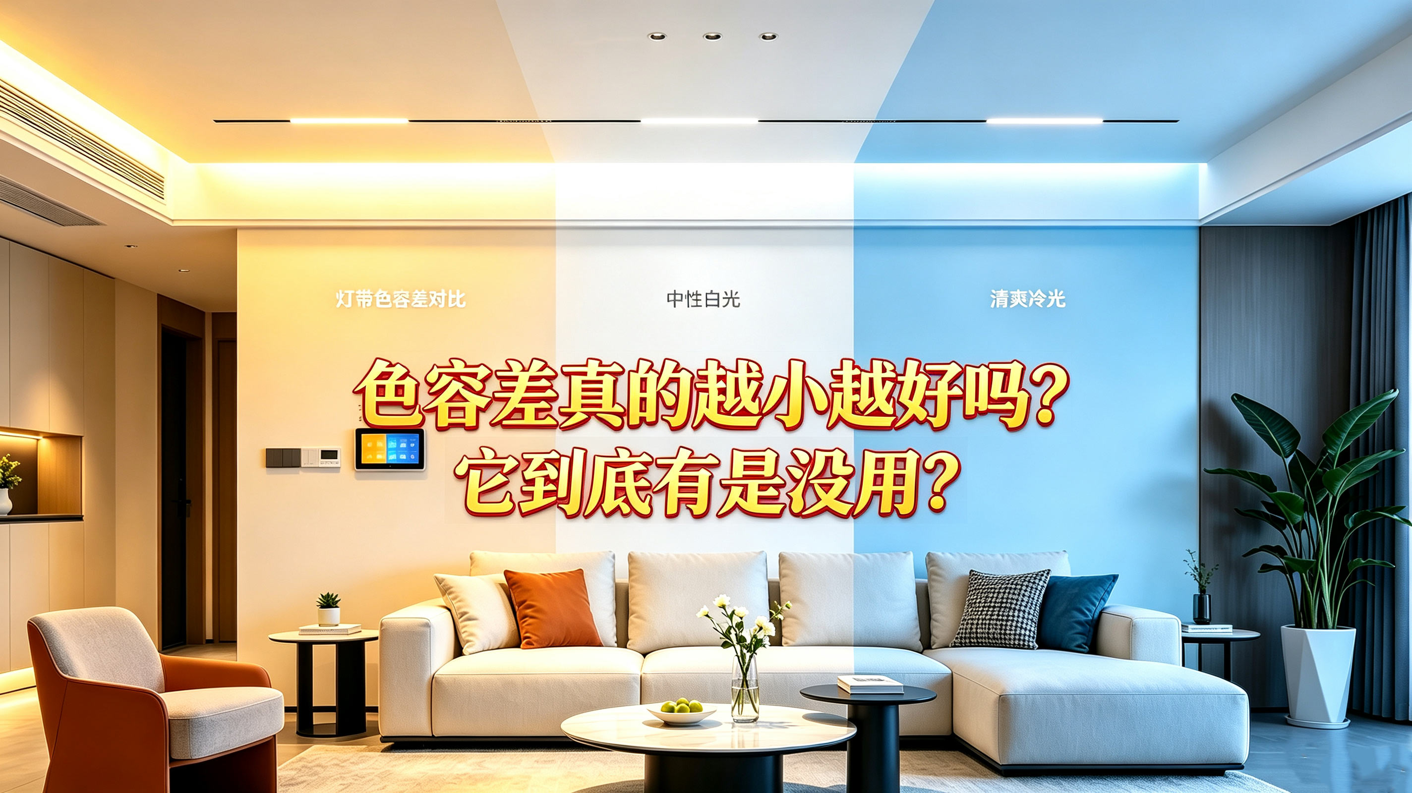 色容差真的越小越好吗？它到底有是没用？LED灯带色容差指南