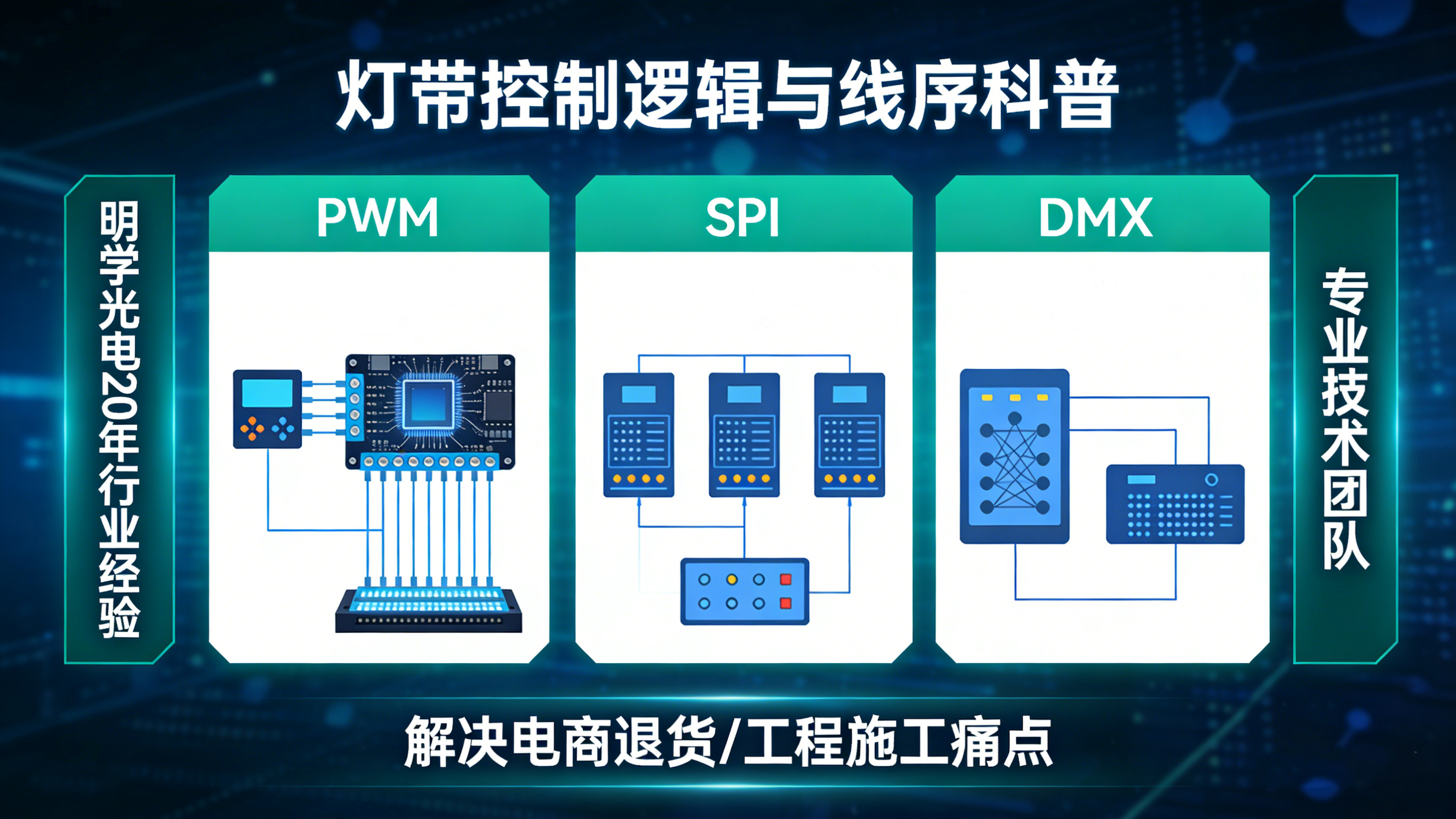亚马逊RGB灯带退货率居高不下？20年灯带厂教你避开幻彩灯带协议与接线的“隐形巨坑”