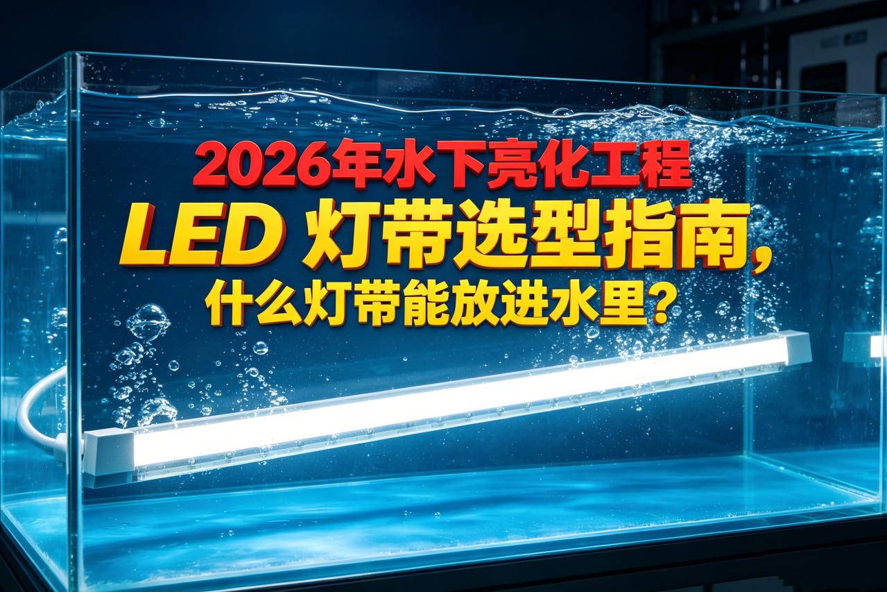2026年水下 LED 灯带选型指南，从泳池亮化到深海、水族馆的高可靠性应用