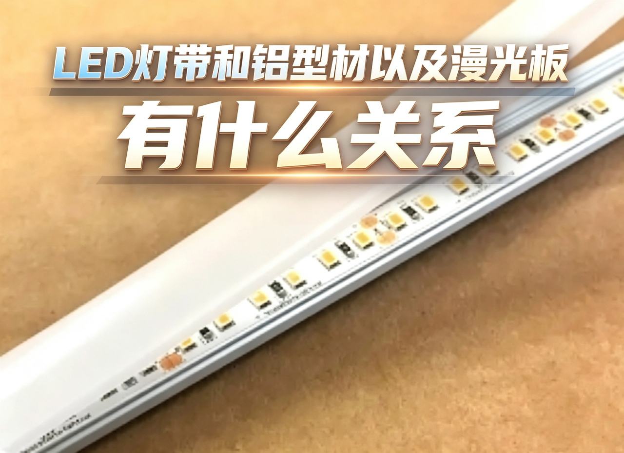 LED 灯带和铝型材以及漫光板有什么关系？