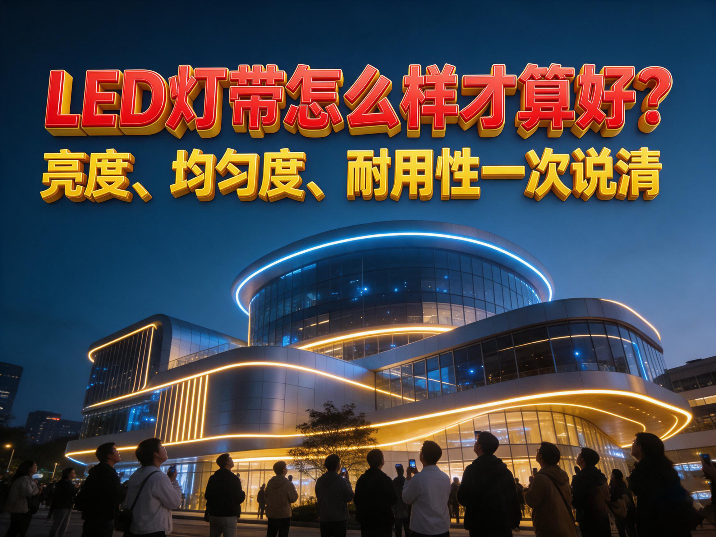 LED灯带怎么样才算好？亮度、均匀度、耐用性一次说清