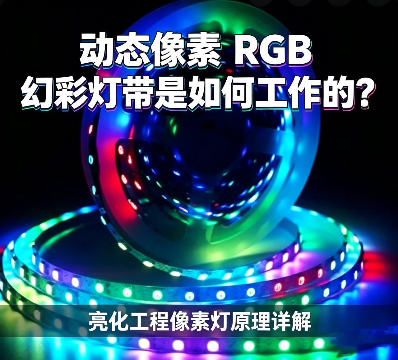 动态像素 RGB 幻彩灯带是如何工作的？亮化工程像素灯原理详解