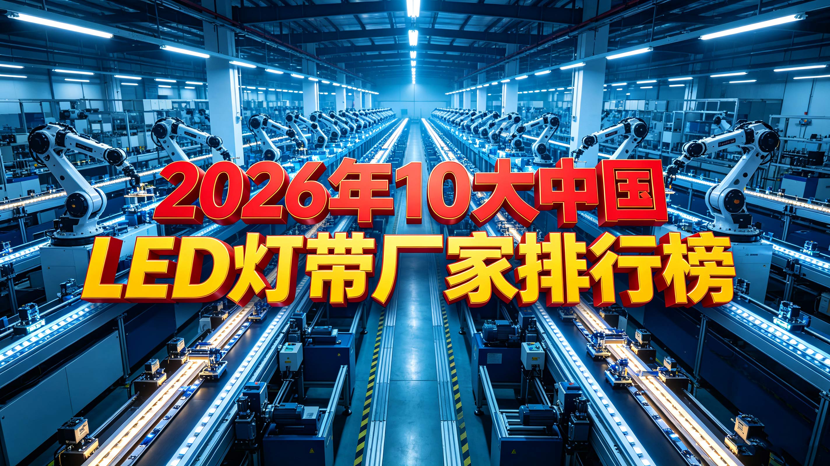 2026年中国LED灯带厂家TOP10排行参考