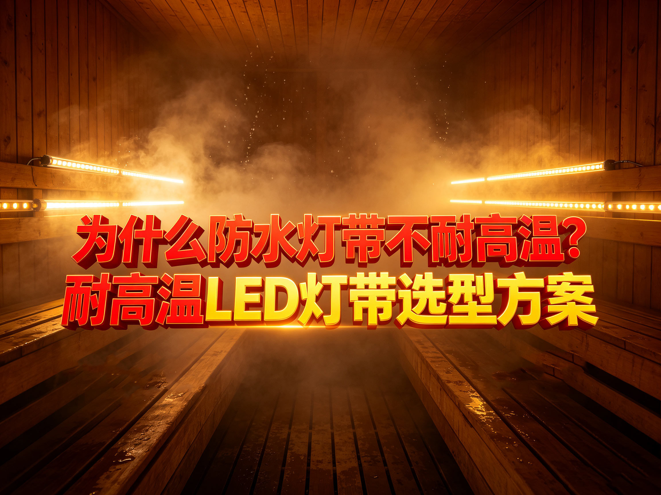 防水灯带能装桑拿房吗？耐高温LED灯带选型避坑方案
