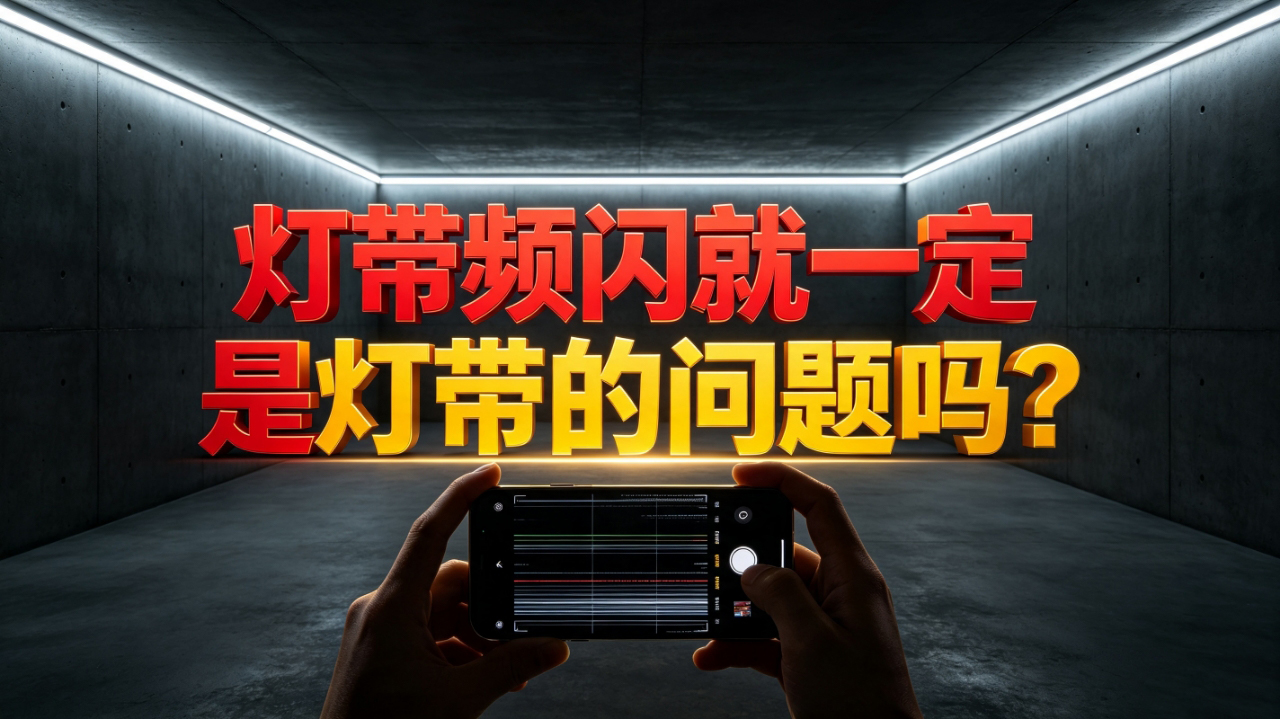 灯带频闪，一定是灯带本身的问题吗？